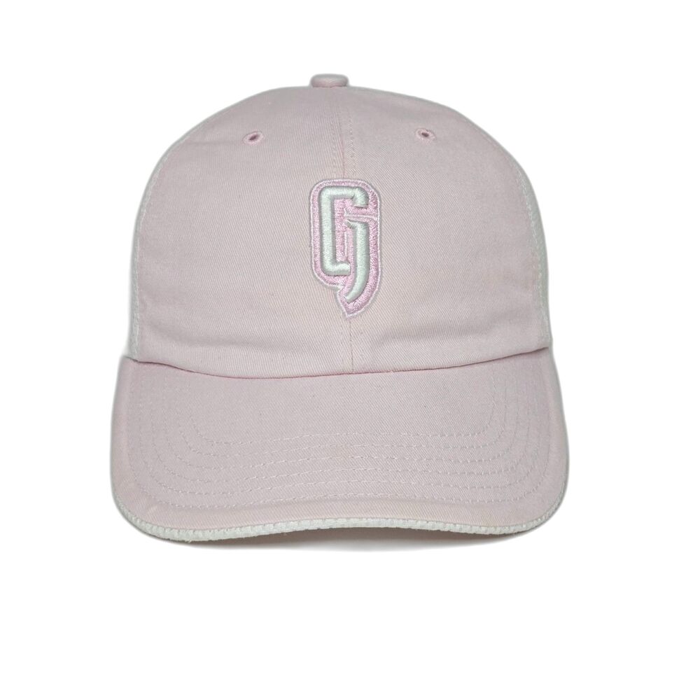 47 Twins Gwinnett Braves Pastel Mesh Dad Hat | Women's Adjustable | Pink